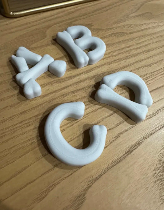 Dino bubbelletters